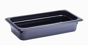 GN-Behälter 1/3 GN, 65 mm schwarz